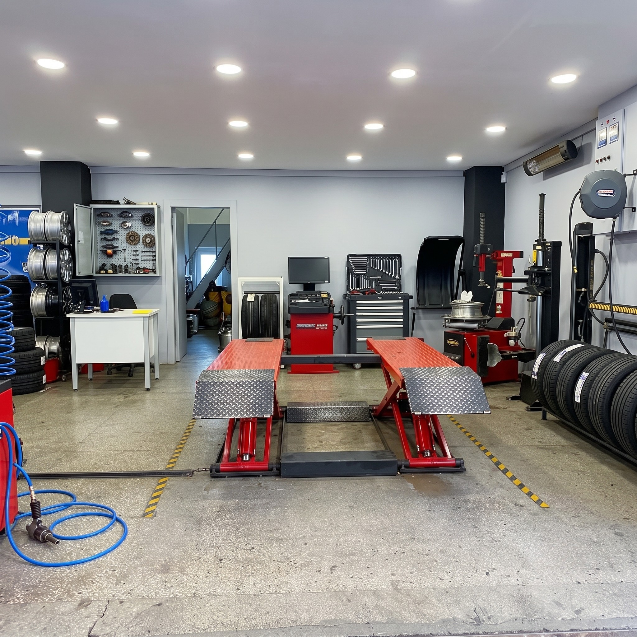 Servis ve montaj alanı